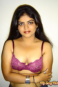 Neha bhabhi in her favorite under garments showing off