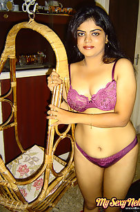 Neha bhabhi in her favorite under garments showing off