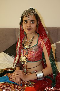 Jasmine mathur in traditional gujarati garba outfits