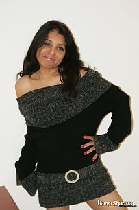 kavya sharma in her western outfits showing her boobs