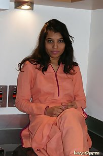 kavya in her kitchen in shalwar suits cooking