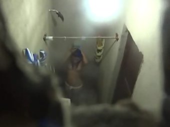 Next door indian college girl recorded taking shower